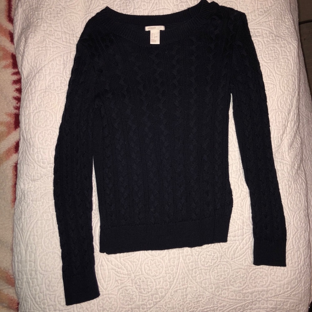 Navy sweater